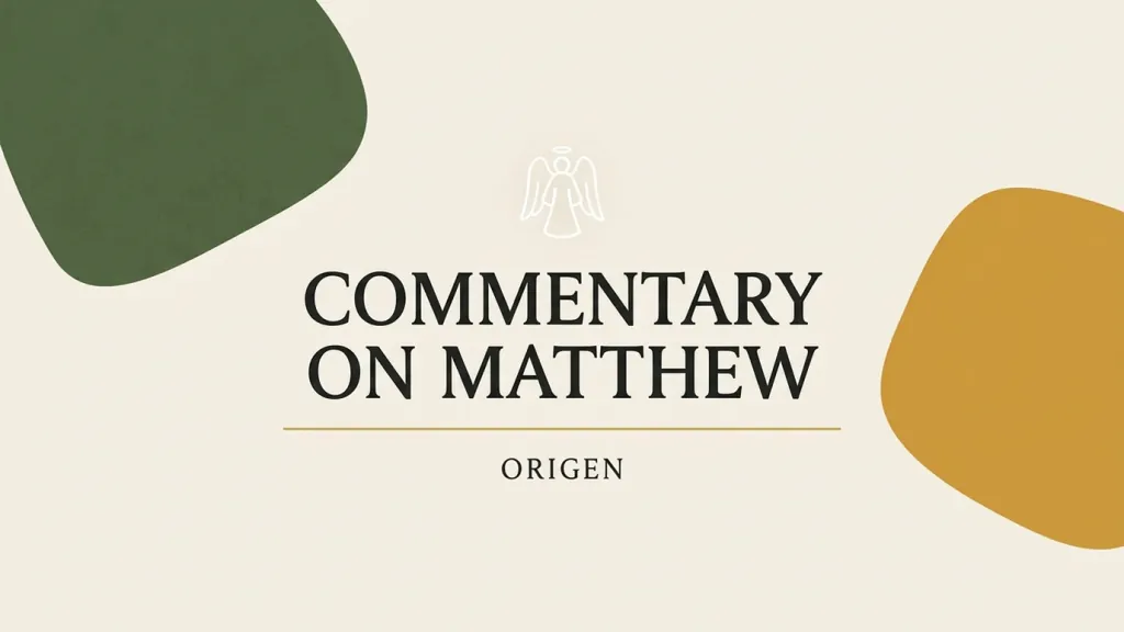 Commentary on Matthew