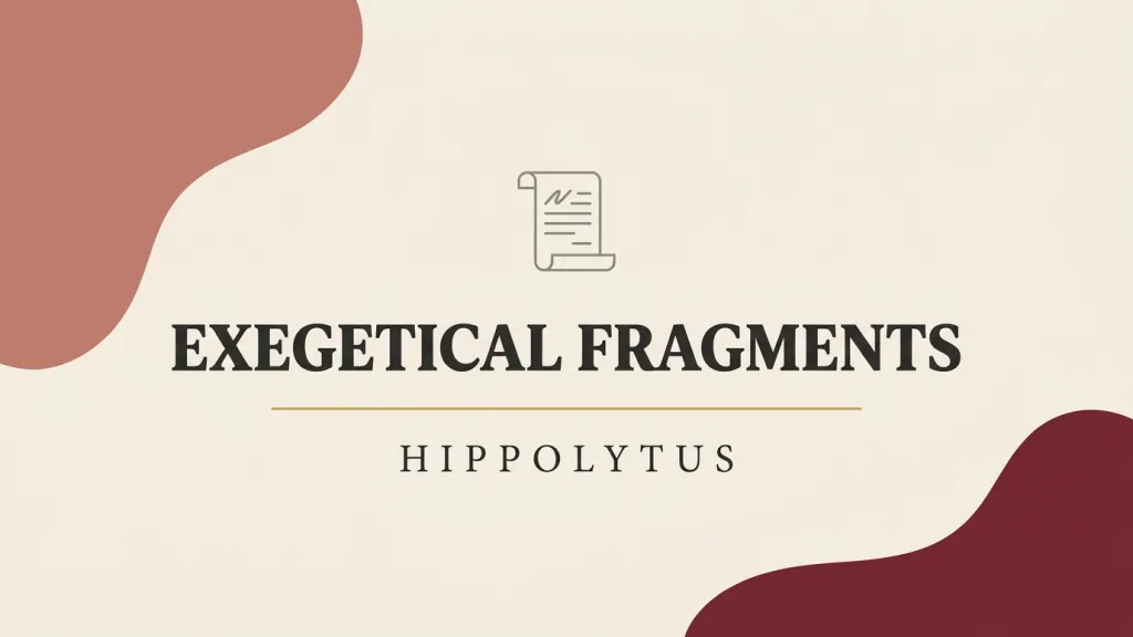 Exegetical Fragments