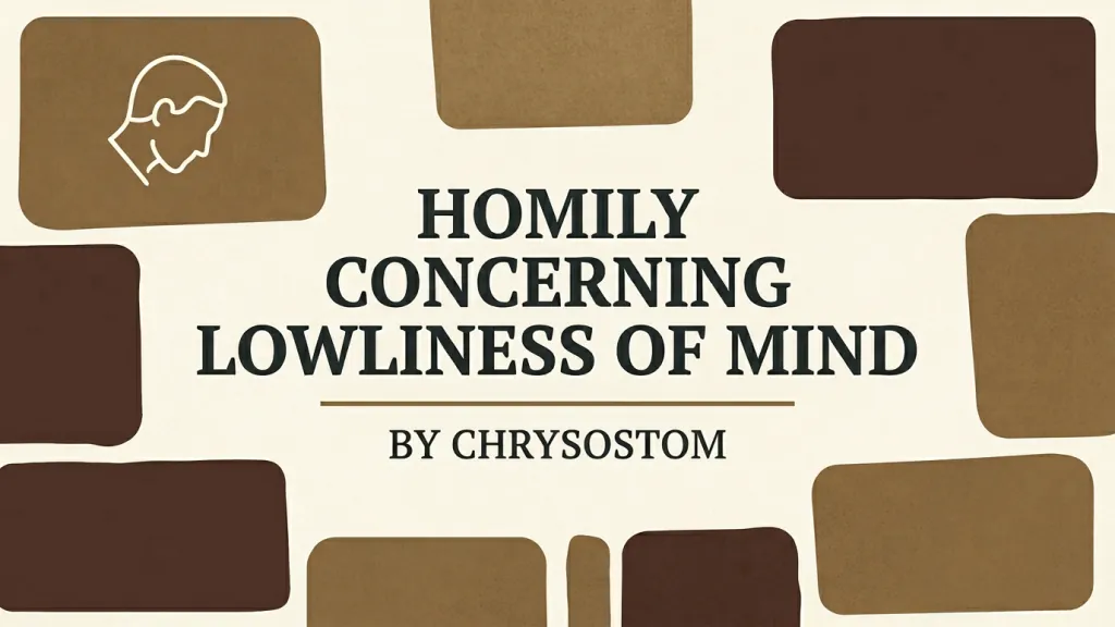 Homily Concerning Lowliness of Mind