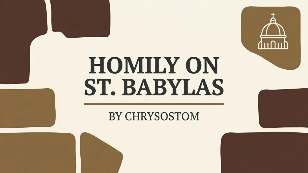 Homily on St. Babylas