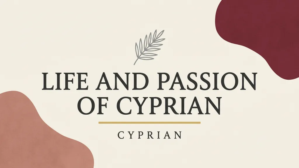 Life and Passion of Cyprian