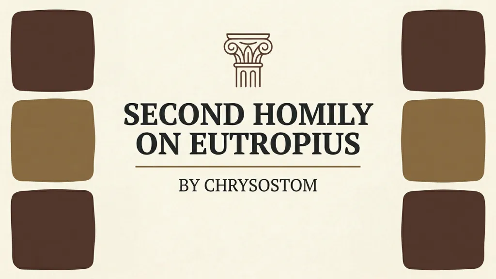 Second Homily on Eutropius
