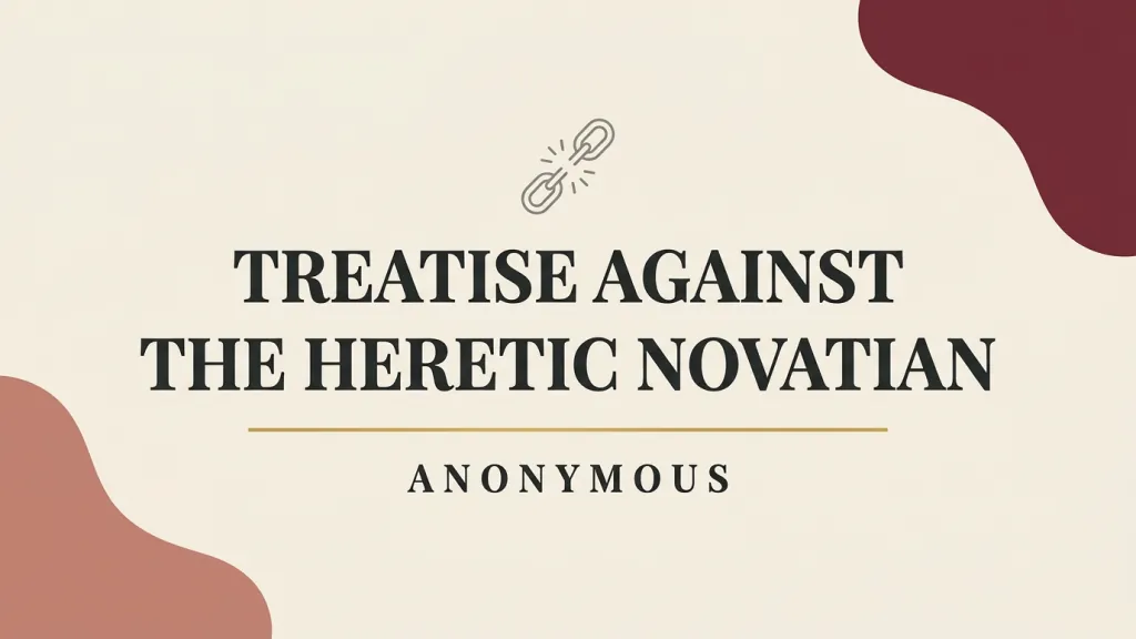 Treatise Against the Heretic Novatian